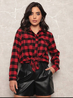 Camisa Xadrez Flanelada - Closet Liê