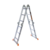 Escalera plegable de aluminio 4x3 3.70m Lusqtoff