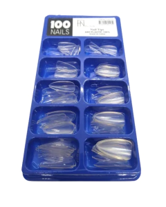 Tips transparente formato Almond Fan Nails 100 unidades - comprar online