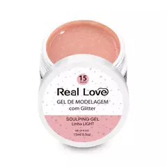 Gel com Glitter Linha Light Real Love 15ml na internet