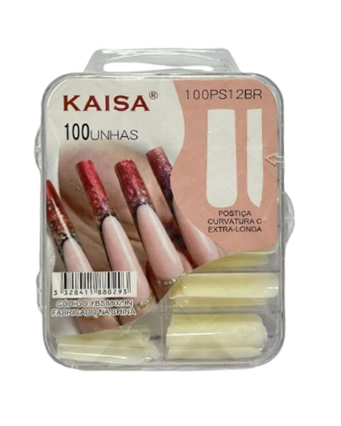 Tips extre-longa leitosa curvatura C 100 un Kaisa