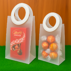 Sacola Presente PVC PLAST Luxo Alça Courino Reforçada 20x23 - comprar online