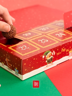 CAIXA CALENDARIO DO ADVENTO 07 DOCES - CONTO DE NATAL - PCT C/ 10 UNIDADES na internet