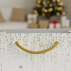 Sacola de Natal Boas Festas 27x19x10 cm para Presente - loja online