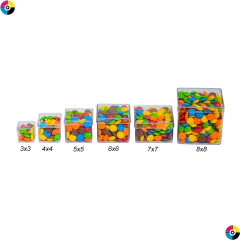 Caixa acrílica 7x7 - 10 unidades na internet