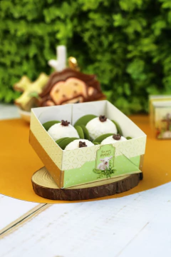 10 Caixa 4 Brigadeiros tampa acetato Páscoa Ele Vive Jesus - Sorelle Artes