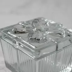 Mini Pote Caixa Vidro Laço Presente Cookie Bombom Biscoito - Sorelle Artes