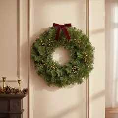 Guirlanda de Natal Verde Tradicional 35 cm Decorativa - comprar online