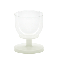 Mini cúpulas acrilico com base colorida para lembrancinha, doces, taça - 10 UNIDADES na internet