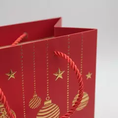 Sacola de Natal Feliz Natal 32x26x12 cm para Presente - comprar online