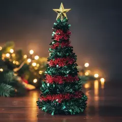 Imagem do Árvore de Natal Festão 26 cm Decorativa com Estrela