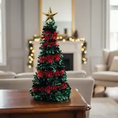Árvore de Natal Festão 26 cm Decorativa com Estrela - comprar online
