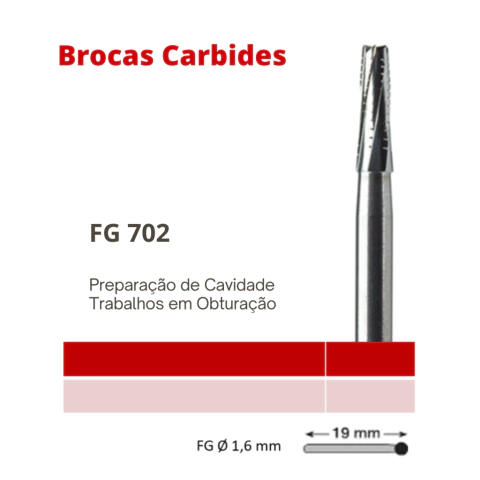 Broca Carbide Alta Rotação - 19mm - 702