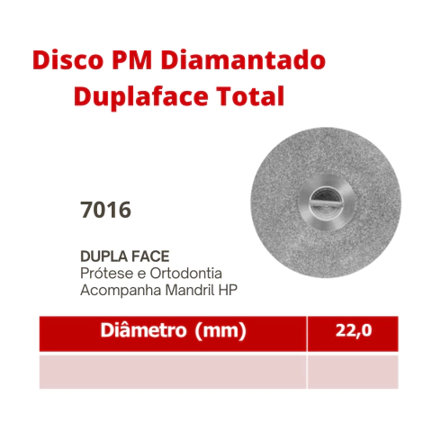 DISCO DIAMANTADO 7016A 22mm