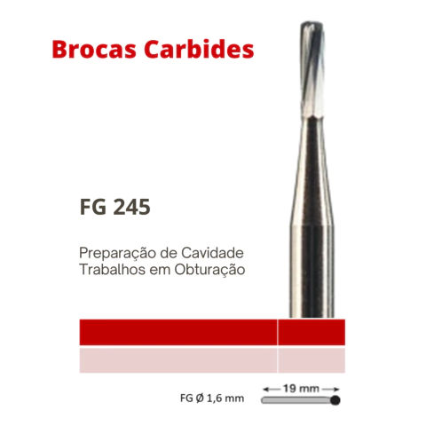 Broca Carbide Alta Rotação - 19mm - 245