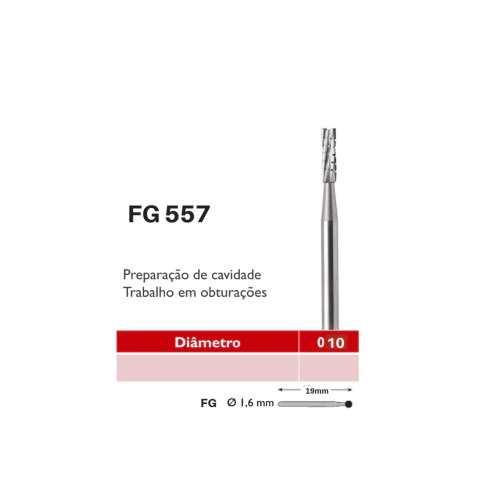 Broca Carbide Alta Rotação - 19mm - 557