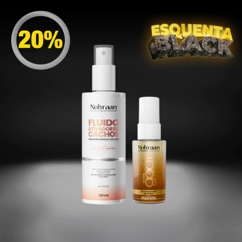 Kit Cachos Definidos & Protegidos – Ativador de Cachos 160ml + Elixir 24k 30ml - comprar online