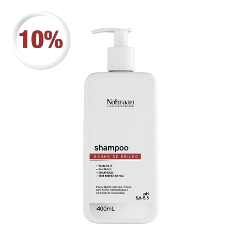 Shampoo Banho de Brilho Profissional | Nohraan - 400ml - comprar online