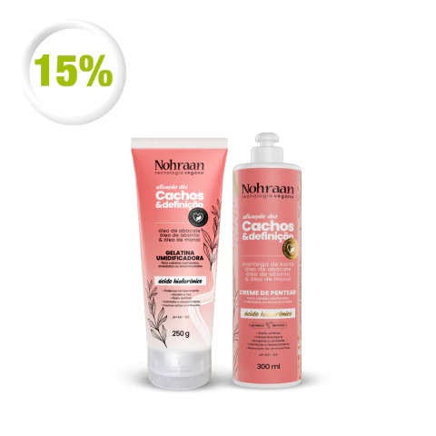 Kit Cachos Absinto – Gelatina + Creme de Pentear | Nohraan - comprar online