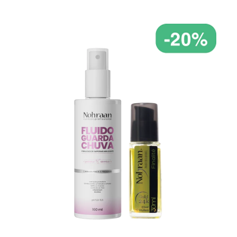 Kit Proteção Antifrizz – Fluido Impermeabilizante Capilar 160ml + Elixir 24k 30ml - comprar online