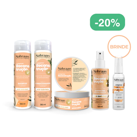 Kit Reconstrução Veg + Óleo Reparador de Pontas de Reconstrução de Brinde - comprar online