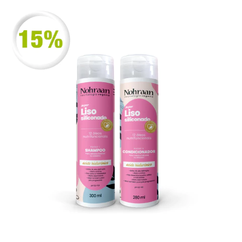 Kit Shampoo + Condicionador Liso Siliconado | Nohraan - comprar online