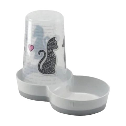 Comedero / Bebedero dispensador para gato - comprar en línea