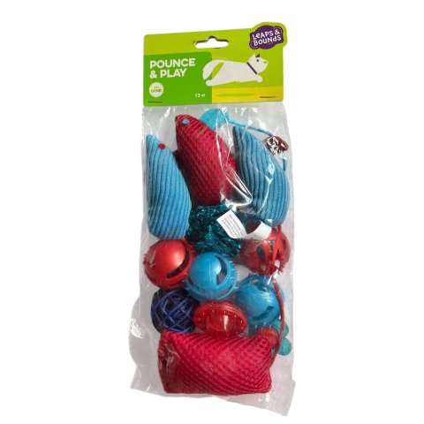 Pounce & Play set de 12 juguetes con catnip - comprar en línea