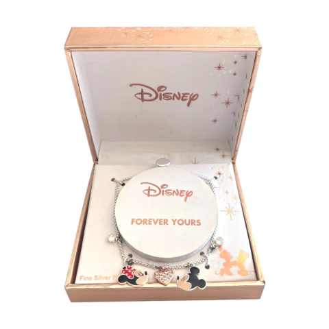 Pulsera ajustable con charms Disney Mickey Mouse & Minnie Mouse - comprar en línea