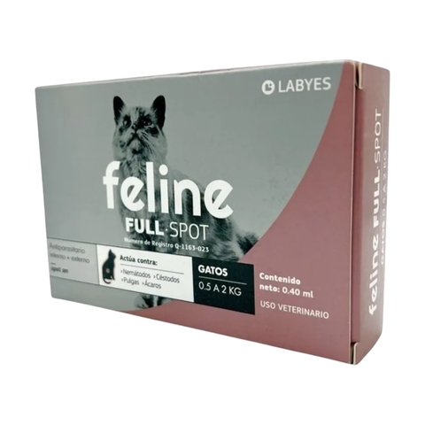 Pipeta interna y externa Feline full spot de 0.5 a 2 kilos - comprar en línea