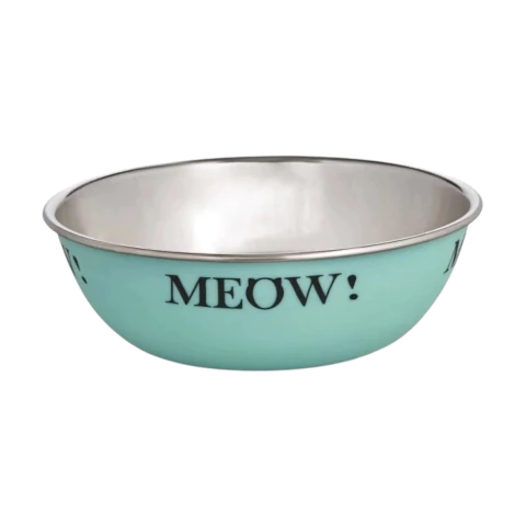 Comedero de acero inoxidable para gato - comprar en línea