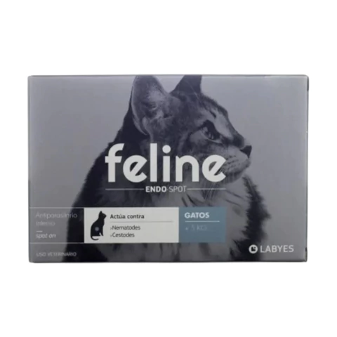 Pipeta antiparasitaria interna tópica Feline endo spot para gatos mayores a 5 kilos - comprar en línea