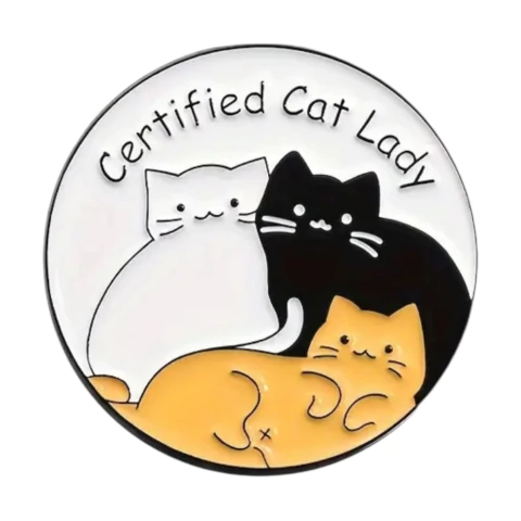 Pin Certified cat lady - comprar en línea