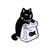 Pin michi bolsa negro - comprar en línea