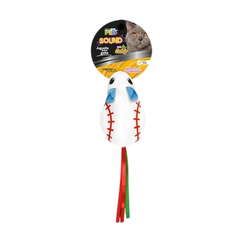 Juguete sound con catnip ratón baseball - comprar en línea