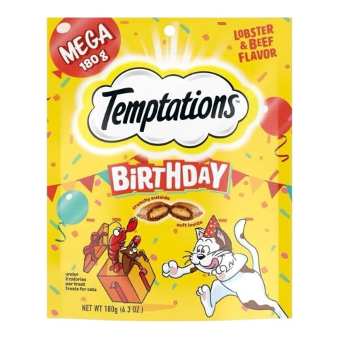 Premios Temptations Birthday (langosta y res) - comprar en línea