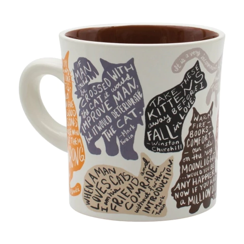 Taza gato literario - comprar en línea