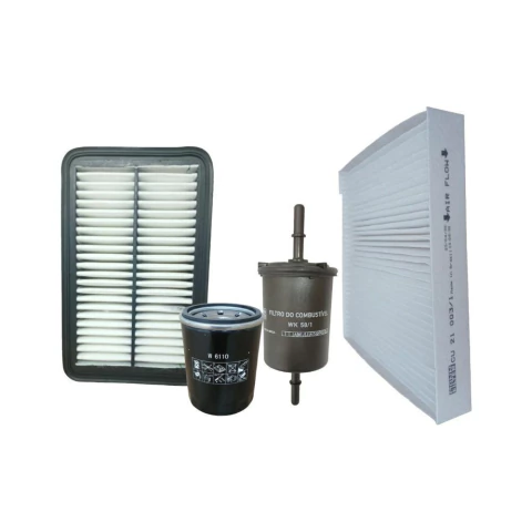Kit Filtros Fit 2009 A 2014 City 2009 A 2014 Mann