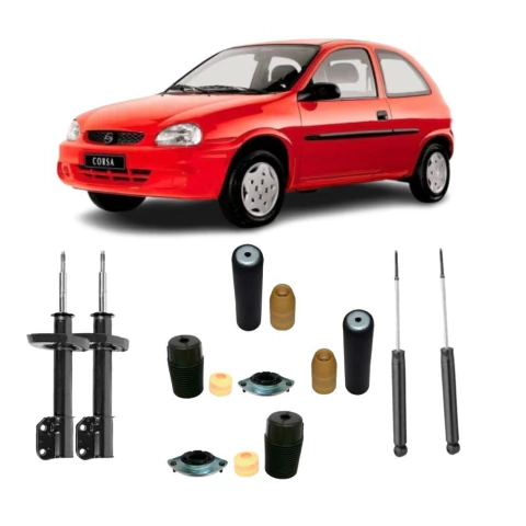 Kit Amortecedor Corsa 94 A 13 Completo Óleo Nakata
