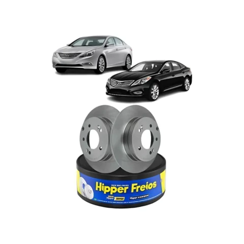 Par Disco Freio Traseiro Sólido Azera 284mm