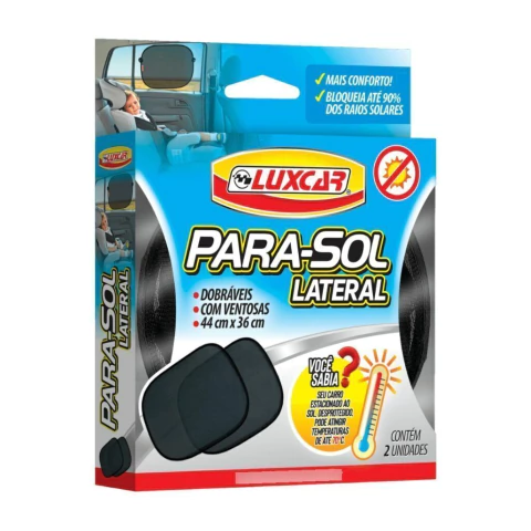 Protetor De Janela Luxcar Tela Solar Para Vidro De Carro 2 Peças - comprar online