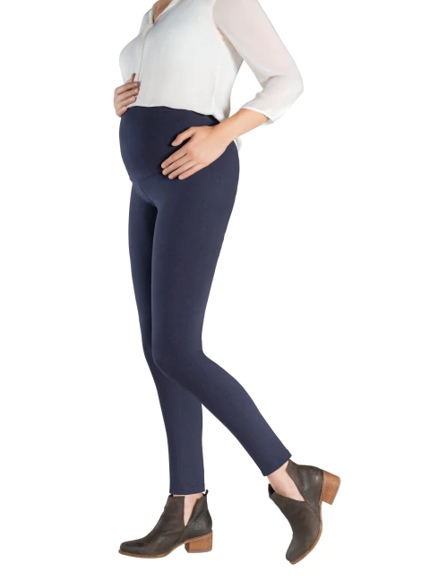 Calza Legging Maternal Azul L/XL Caffarena - comprar en línea