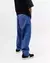 Calça Baggy Jeans Fire Small Logo (Azul) na internet