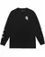 Camiseta Stranger Manga Longa Cry Now (Preta) - loja online