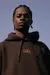 MOLETOM HOODIE "FLAMES" BROWN na internet