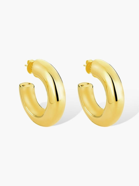 Argola Tubo G Katy Ouro - comprar online