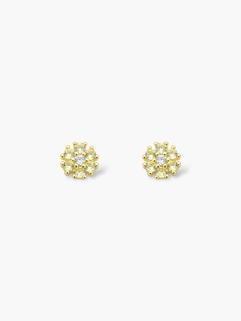 Brinco Flor Creamy Ouro - comprar online