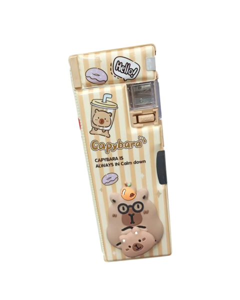 Cartuchera Capibara Retro Mecánica