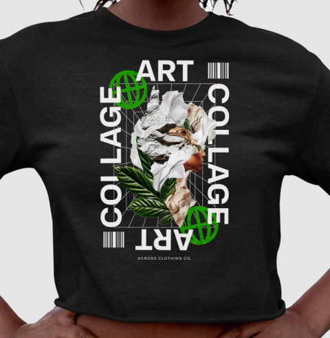 Cropped Art Collage - comprar online