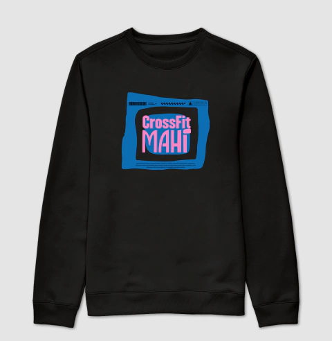 Moletom Suéter CrossFit Mahí Pink and Blue